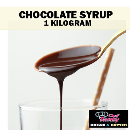 Chocolate Syrup 1 Kilogram for Coffee, Pancake, Desserts Drinks, Chocolate Fountain and Cakes