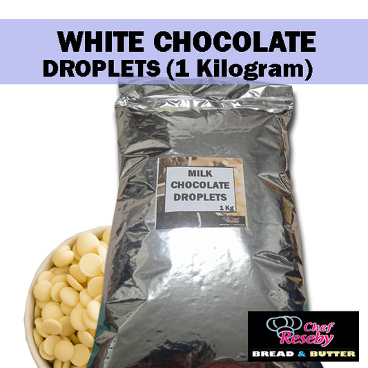 White Chocolate Chips / White Chocolate Droplets 1 Kilogram